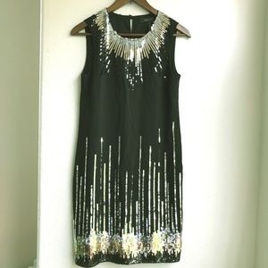 BCBGMaxAzria sequined dress Cocktail New sz XS